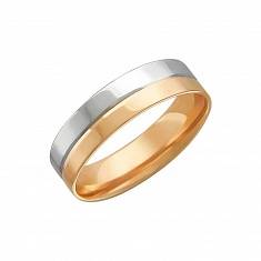 Обручальные кольца из трубы из комбинированного золота Р3О060116