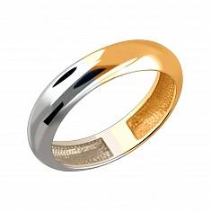 Кольцо из комбинированного золота 01К068416