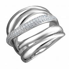 Кольцо из серебра c цирконием Т4К15012341