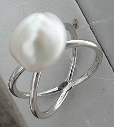 Кольцо из серебра c жемчугом С32К350188