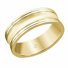 Обручальные кольца из трубы из желтого золота 01О030450