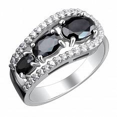 Кольцо из серебра c фианитом 01К2511631-2