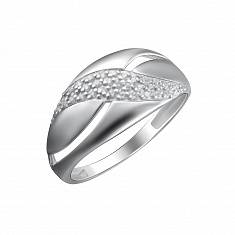 Кольцо из серебра c фианитом Н11К152767