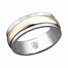 Обручальные кольца прочие из комбинированного золота 01О060462Ж