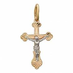 Крест из комбинированного золота 01Р760591