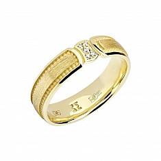 Обручальные кольца прочие из желтого золота c бриллиантом 01О630335