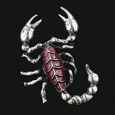 Брошь "Скорпион" из бижутерии c стеклом У37Ш201144рд
