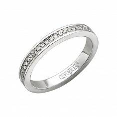 Обручальные кольца прочие из белого золота c бриллиантом 01О620363