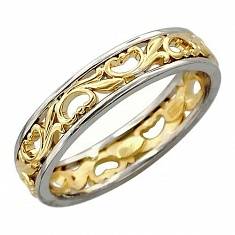 Обручальные кольца прочие из комбинированного золота 01О060240Ж