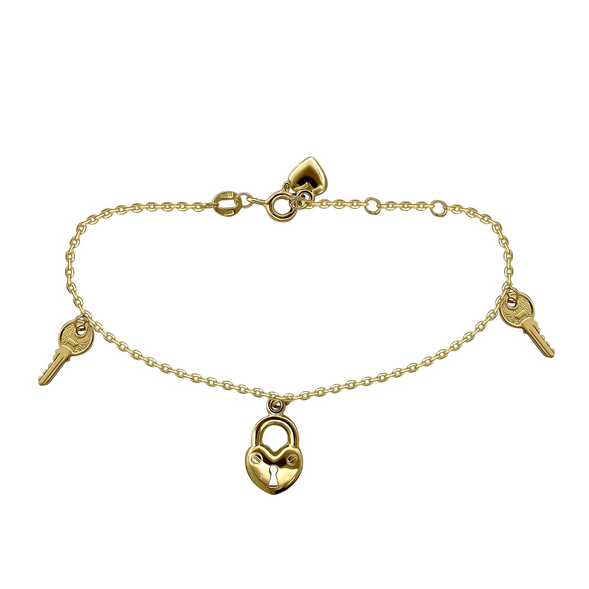 Браслет на руку/ногу из желтого золота 