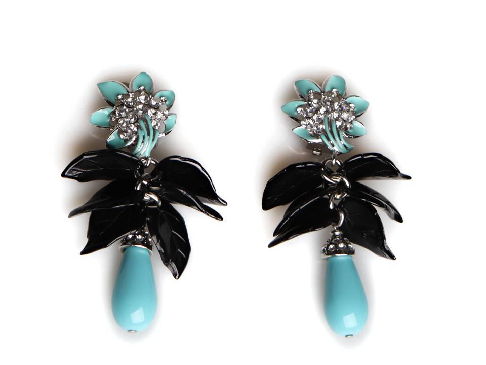 Серьги из бижутерии 