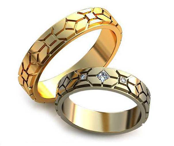 Обручальные кольца оригинальные с бриллиантами 