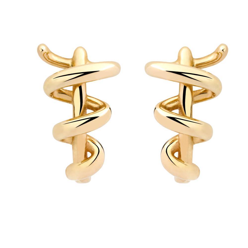 Серьги из желтого золота 