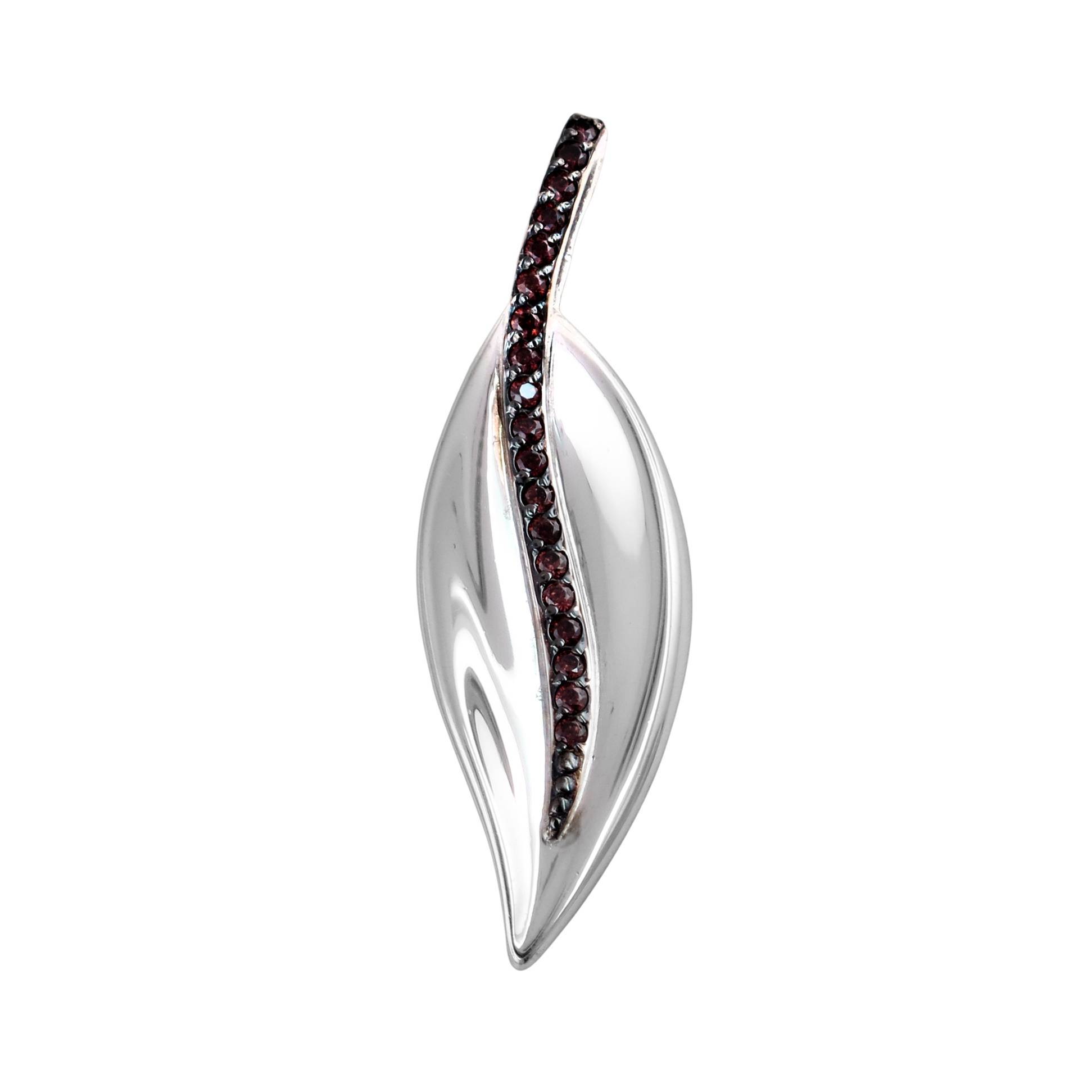 Подвеска из серебра c фианитом 