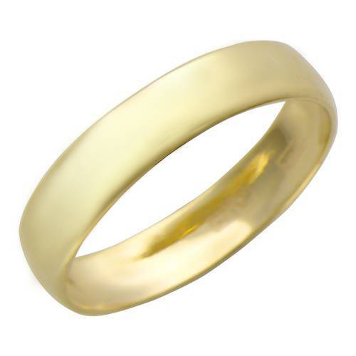 Обручальные кольца бухтированные из желтого золота 