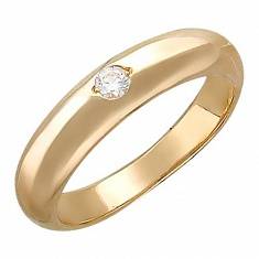 Обручальные кольца прочие из красного золота c фианитом 01О110044