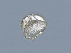 Кольцо из серебра c фианитом Т10К155739