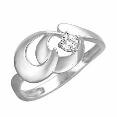 Кольцо из серебра c фианитом 01К1512313