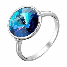Кольцо из серебра c стеклом Л9К250710