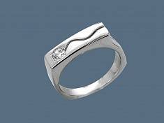 Кольцо из серебра c фианитом У15К150067