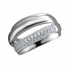 Кольцо из серебра c цирконием Т4К152100262