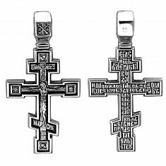 Крест из серебра Б22Р050504Ч