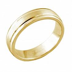 Обручальные кольца из трубы из желтого золота 01О030362