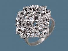 Кольцо из серебра c фианитом У15К155690