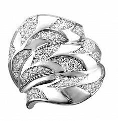 Кольцо из серебра c цирконием Т4К15012350