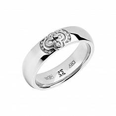Обручальные кольца прочие из белого золота c бриллиантом 01О620332
