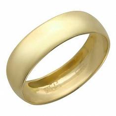 Обручальные кольца бухтированные из желтого золота 01О030140