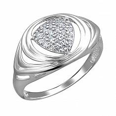 Кольцо из серебра c фианитом 01К1512907