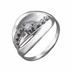 Кольцо из серебра c фианитом Е12К15112291