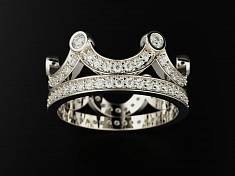 Кольцо Корона с бриллиантами И-2607978