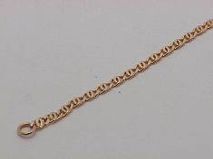 Браслеты цепевязальные  машинного плетения из красного золота НБ12-05050