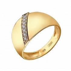Обручальные кольца прочие из комбинированного золота c бриллиантом 01О660342Ж