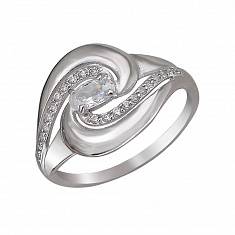 Кольцо из серебра c фианитом Р3К1501477