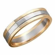 Обручальные кольца из трубы из комбинированного золота 01О060225