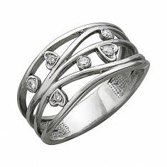 Кольцо из серебра c фианитом У15К156243