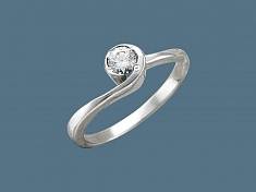Кольцо из серебра c фианитом У15К150261