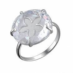 Кольцо из серебра c фианитом Л9К158350Д