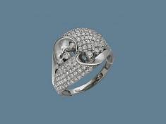 Кольцо из серебра c фианитом Ж8К15044015Р