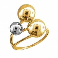 Кольцо из комбинированного золота 01К0612811Ж