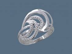 Кольцо из серебра c фианитом Р3К1501283