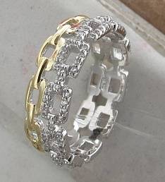 Кольцо из серебра c цирконием С32К151144ПЖ