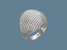 Кольцо из серебра c фианитом Ж8К1503304Р