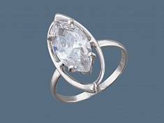 Кольцо из серебра c фианитом 51К151763Р
