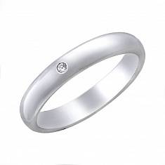 Обручальные кольца прочие из платины c бриллиантом 01О690309-900