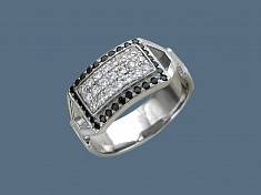 Кольцо из серебра c фианитом У15К250139-1