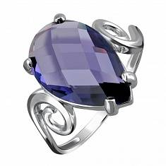 Кольцо из серебра c кварцом С19К25015-7